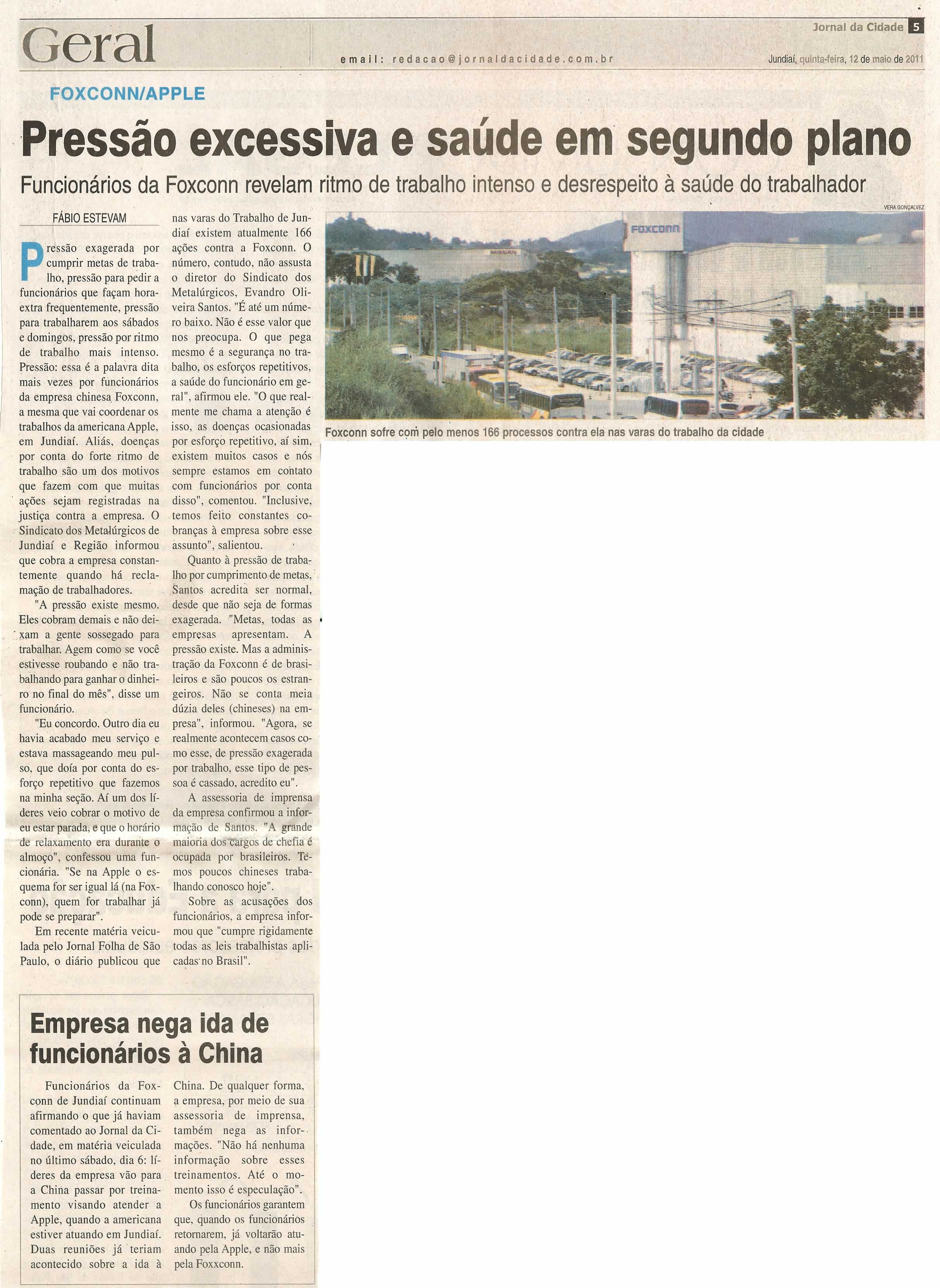 Jornal da Cidade - 12/05/2011
