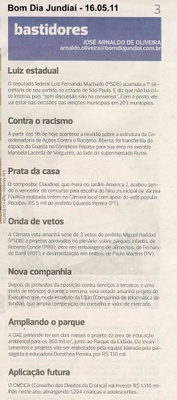 Bom Dia Jundiaí - 16/05/2011