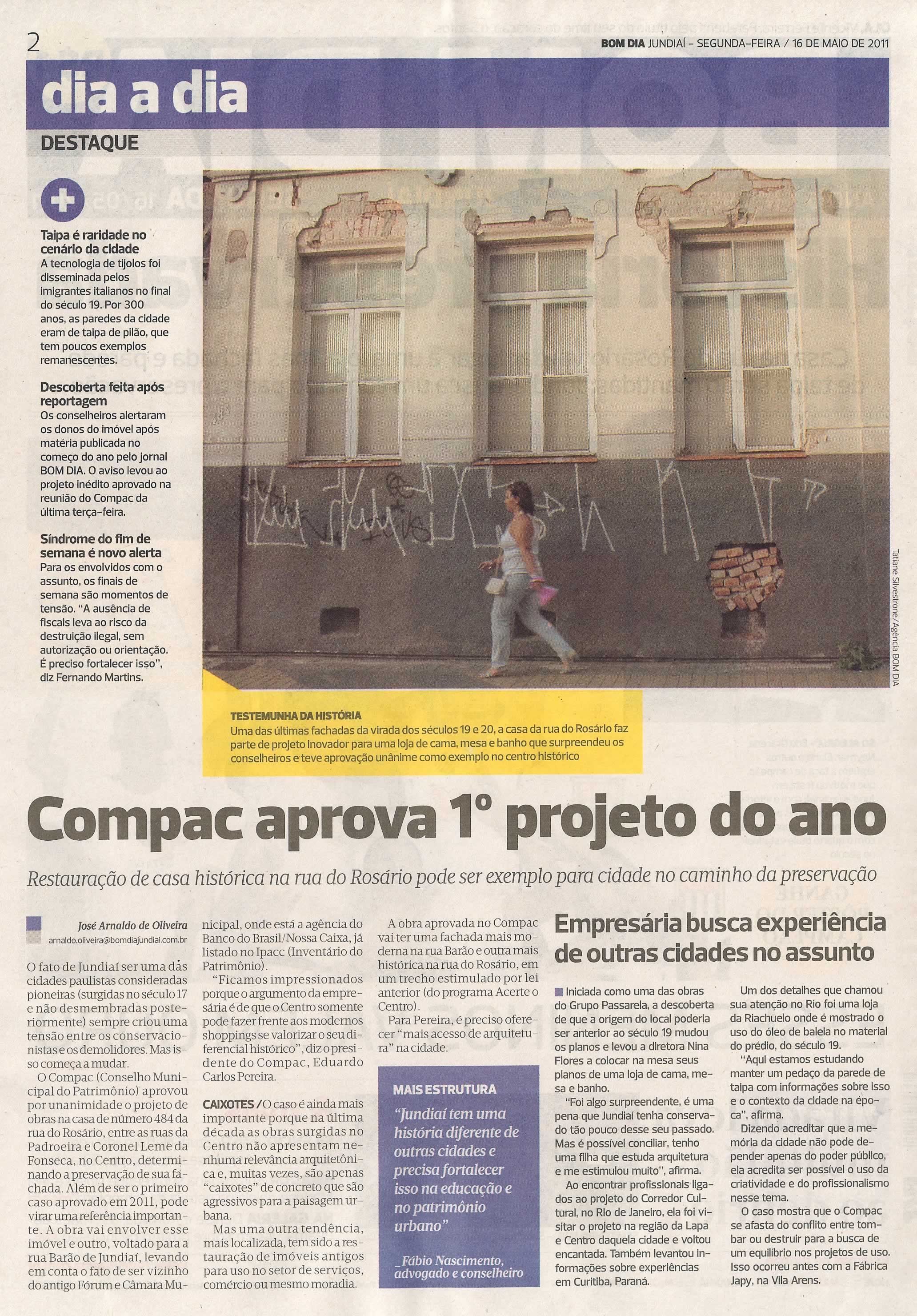 Bom Dia Jundiaí - 16/05/2011