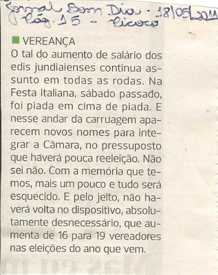 Bom Dia Jundiaí - 18/05/2011
