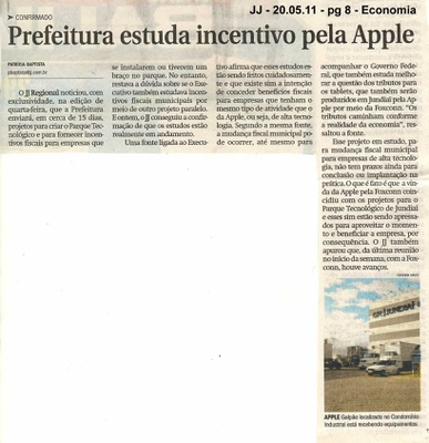 Jornal de Jundiaí - 20/05/2011