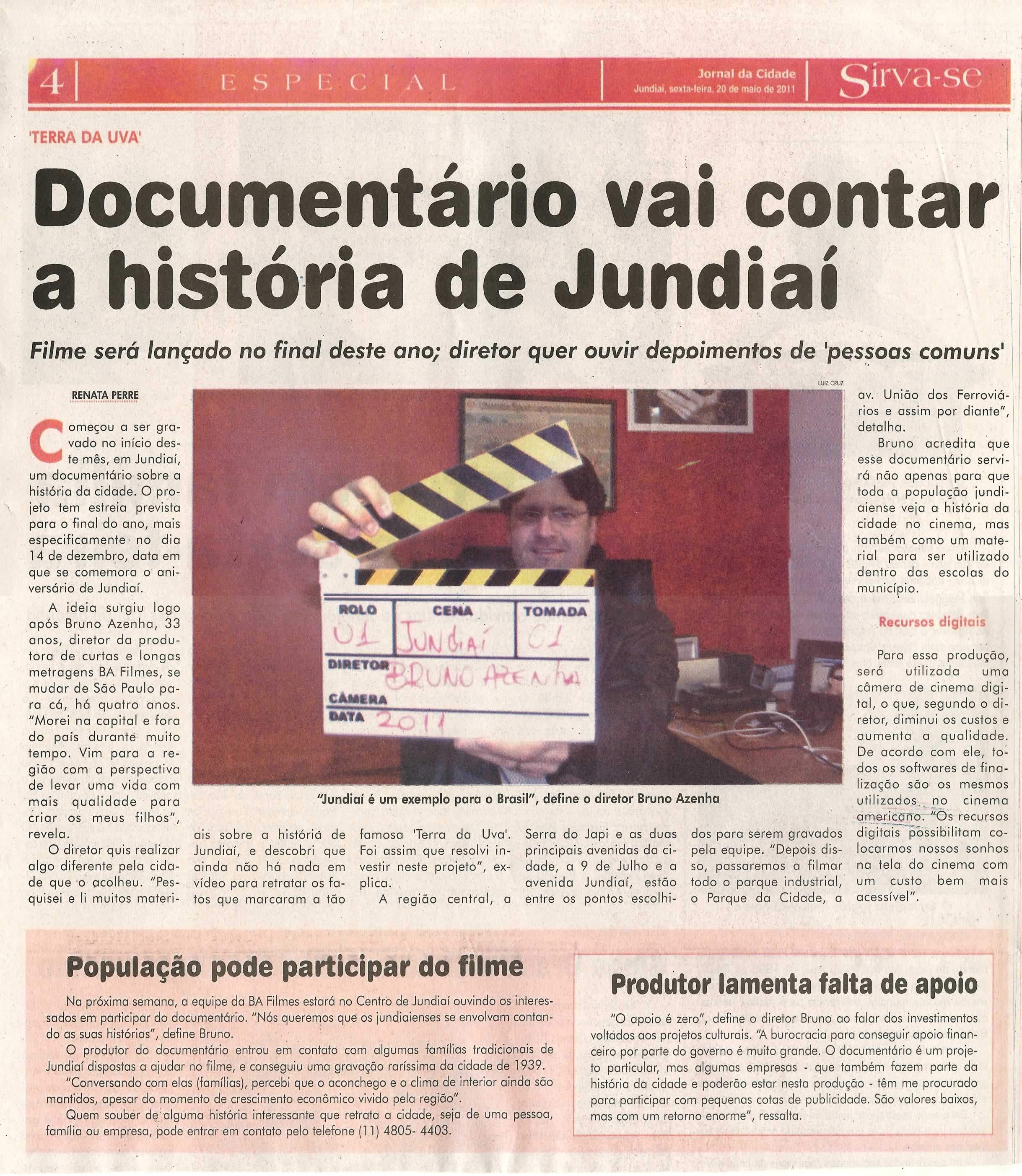 Jornal da Cidade - 20/05/2011