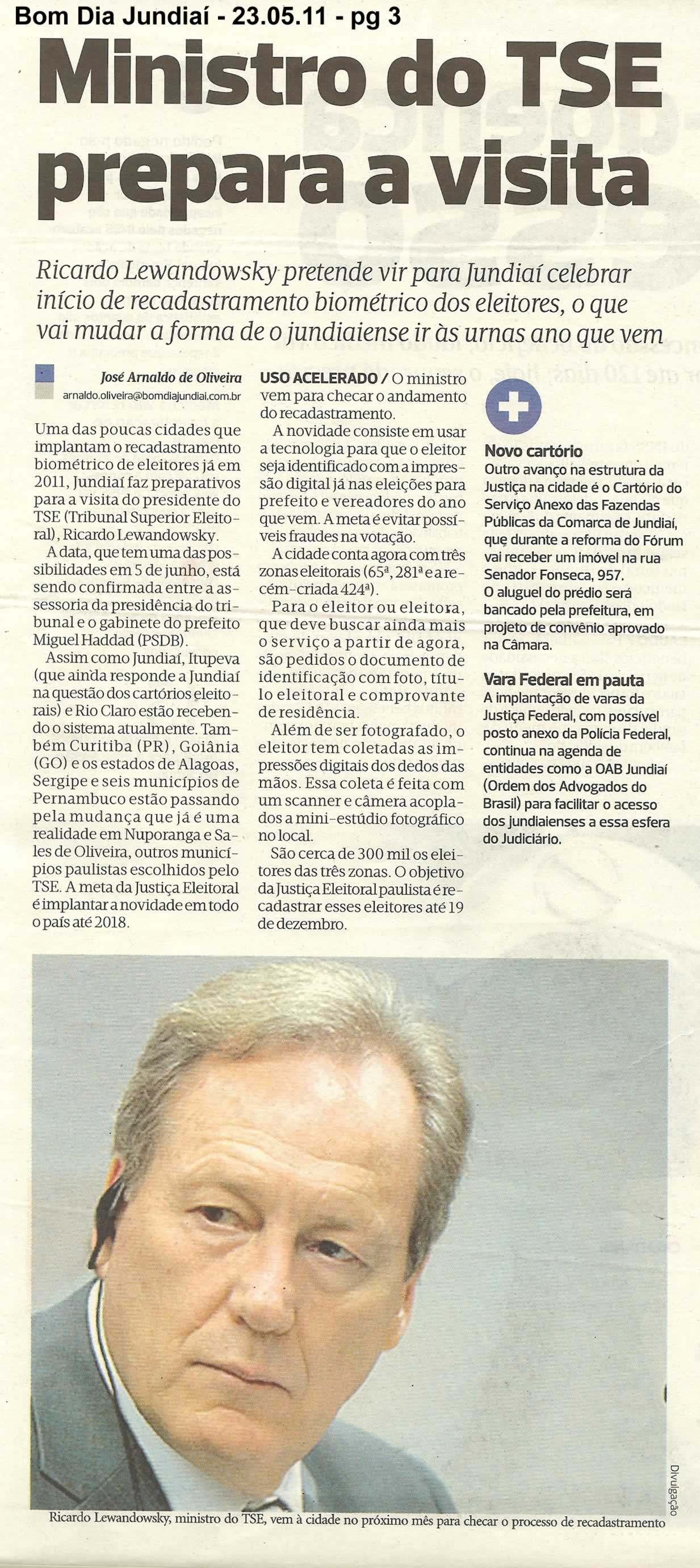 Bom Dia Jundiaí - 23/05/2011