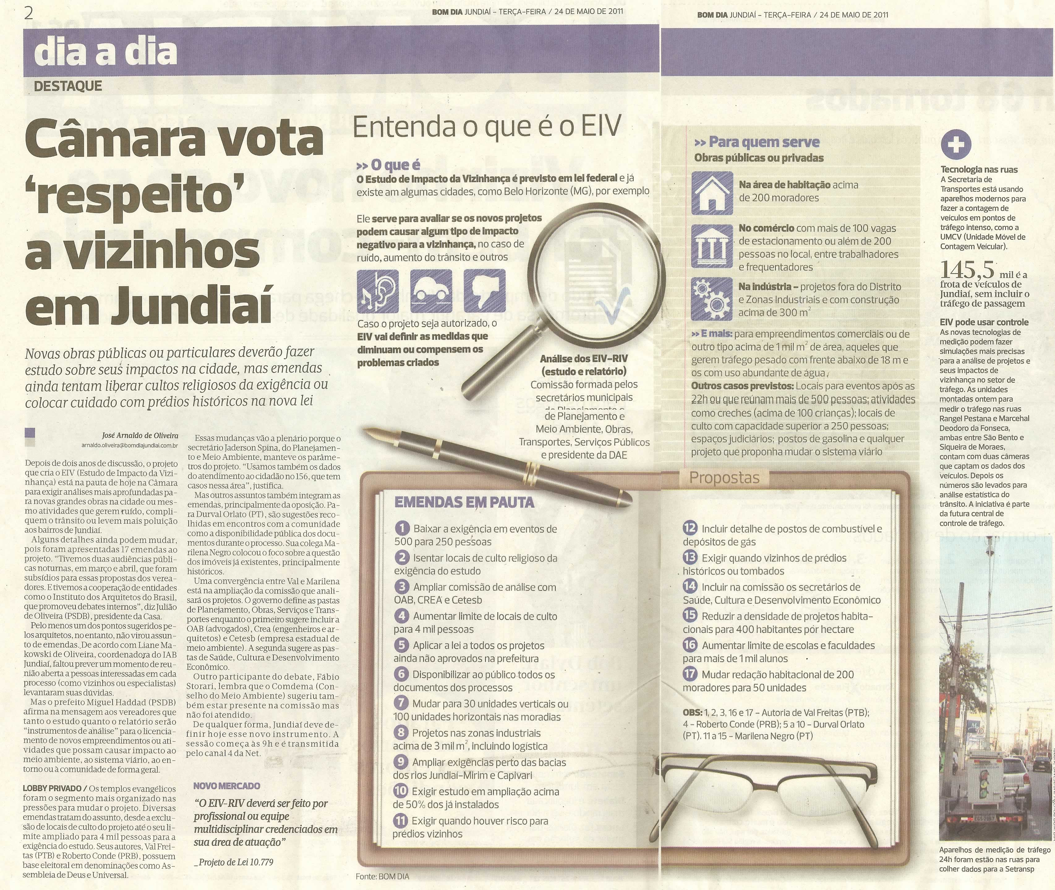 Bom Dia Jundiaí - 24/05/2011