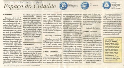 Jornal de Jundiaí - 25/05/2011