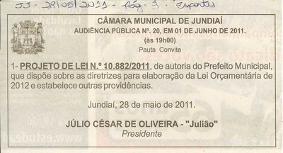Jornal de Jundiaí - 28/05/2011