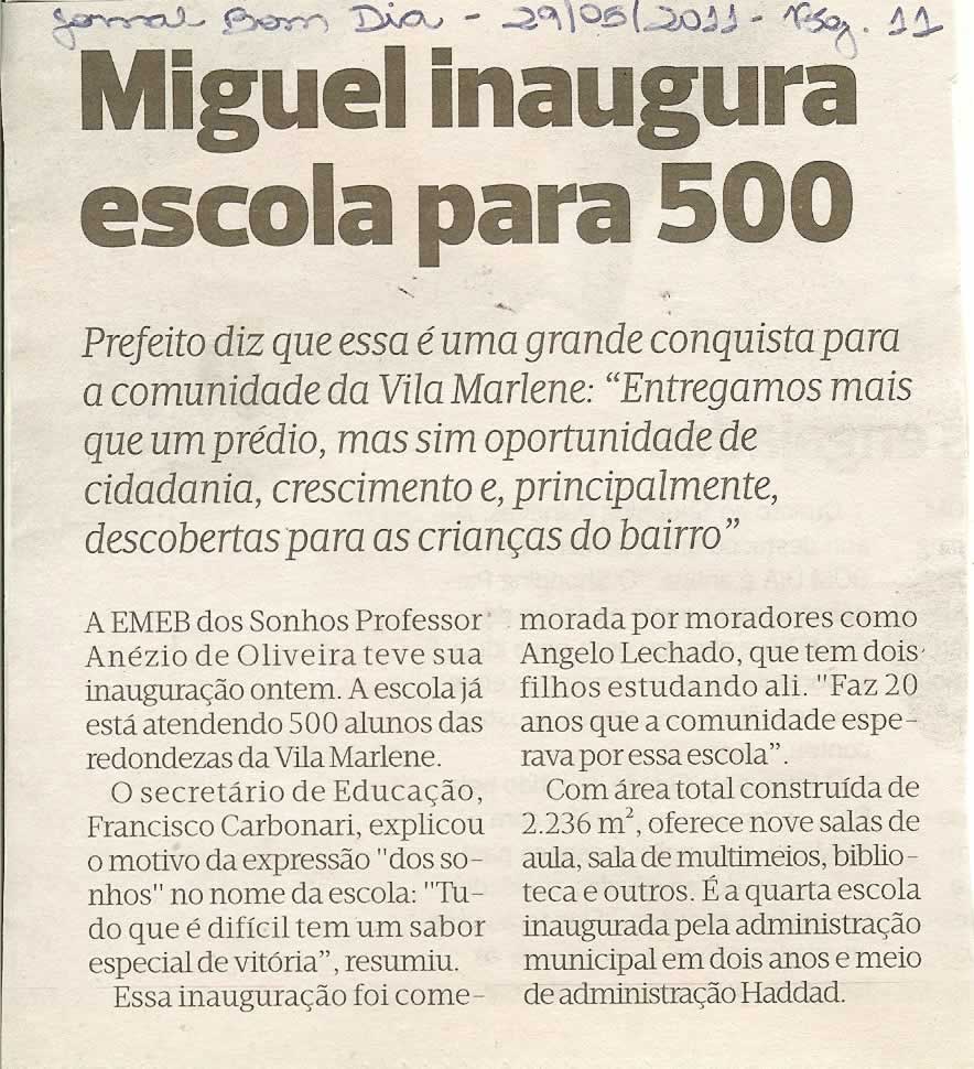 Bom Dia Jundiaí - 29/05/2011