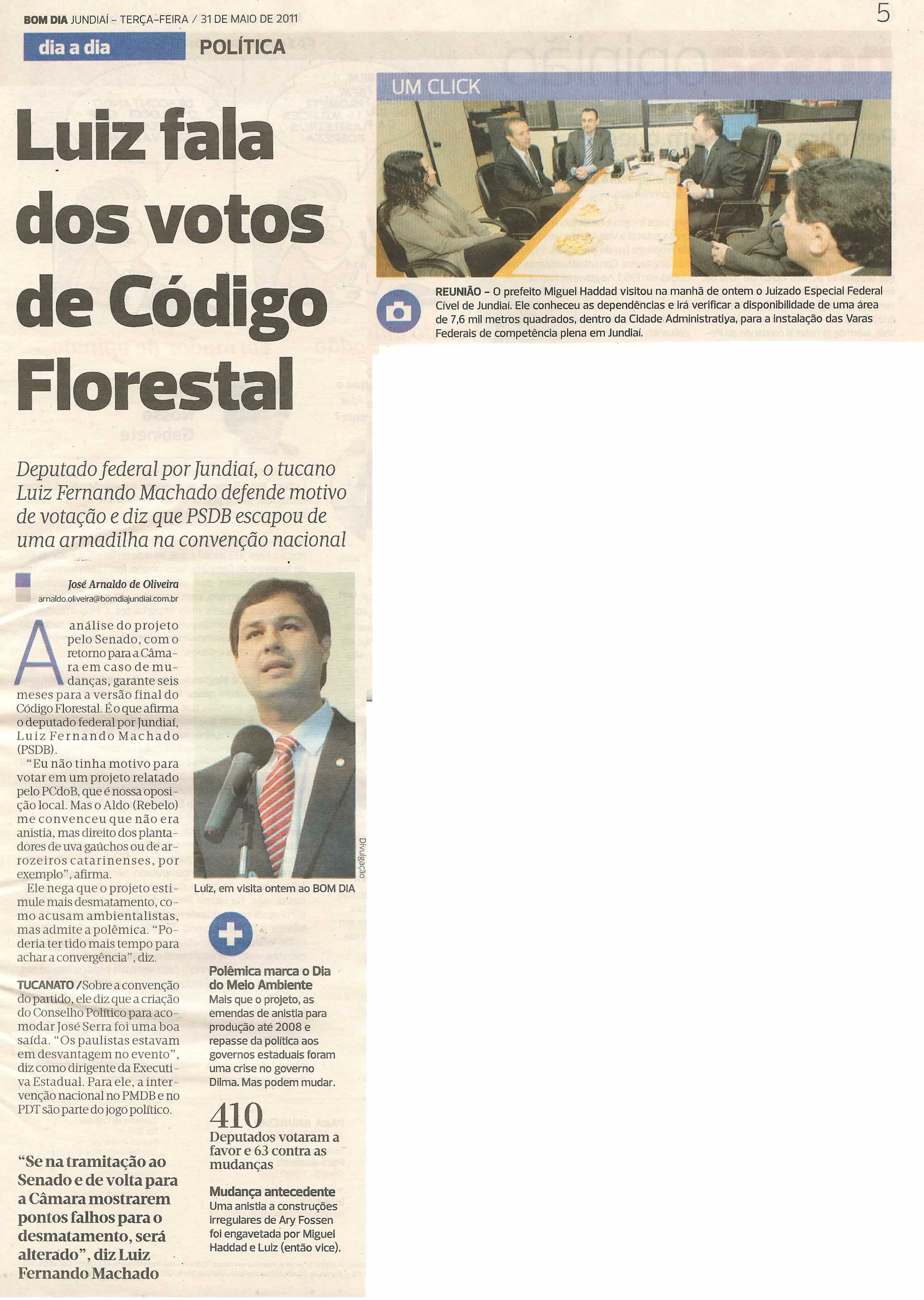 Bom Dia Jundiaí - 31/05/2011