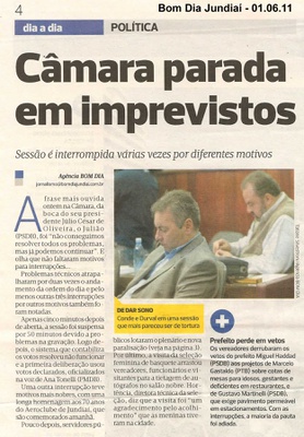 Bom Dia Jundiaí - 01/06/2011