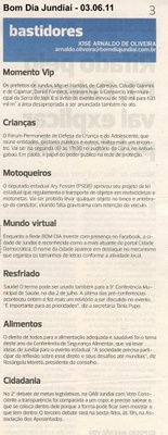 Bom Dia Jundiaí - 03/06/2011