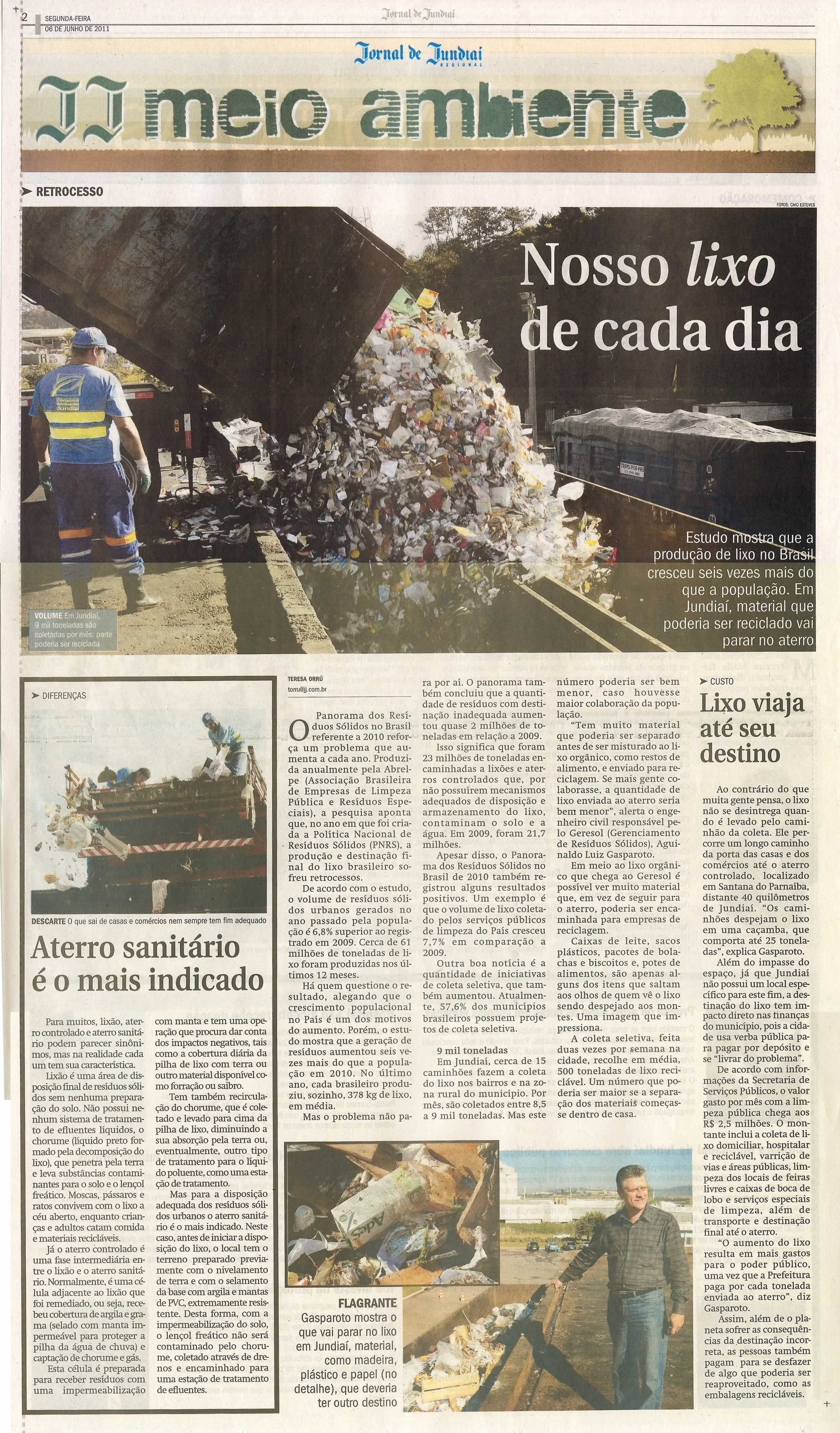 Jornal de Jundiaí - 06/06/2011