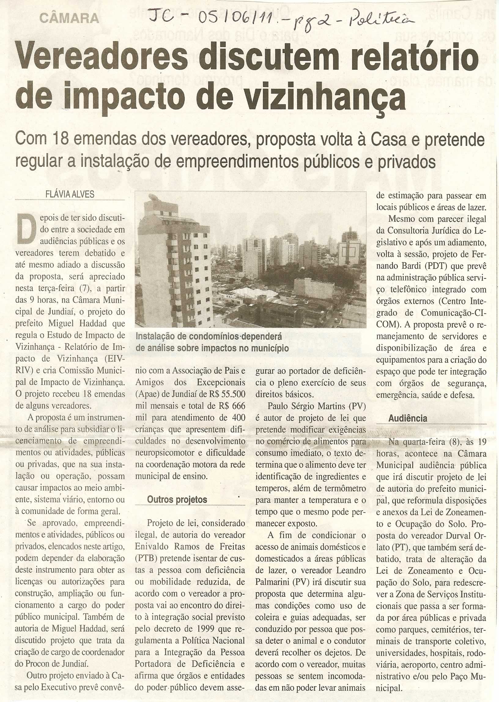 Jornal da Cidade - 05/06/2011