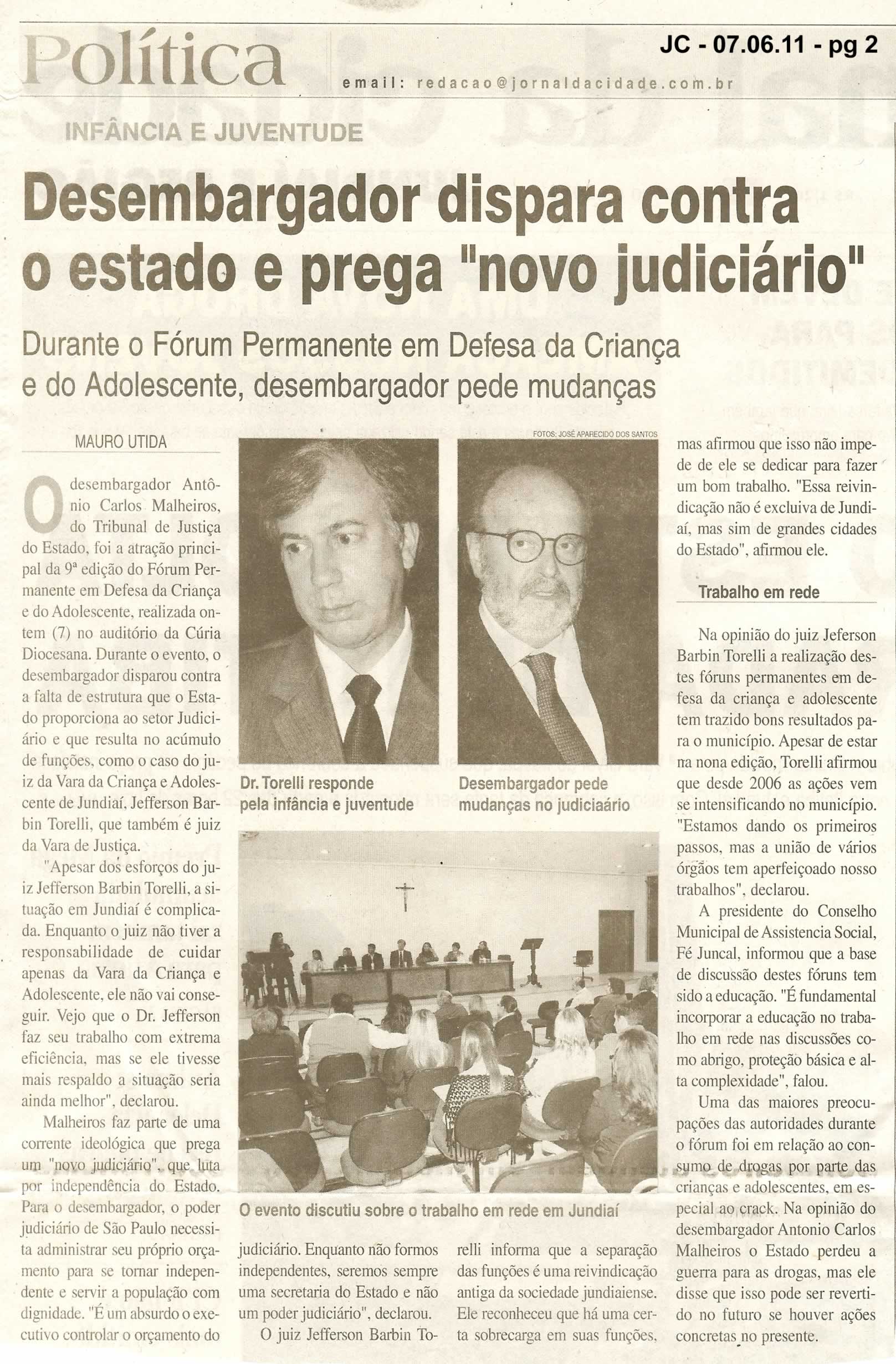 Jornal da Cidade - 07/06/2011