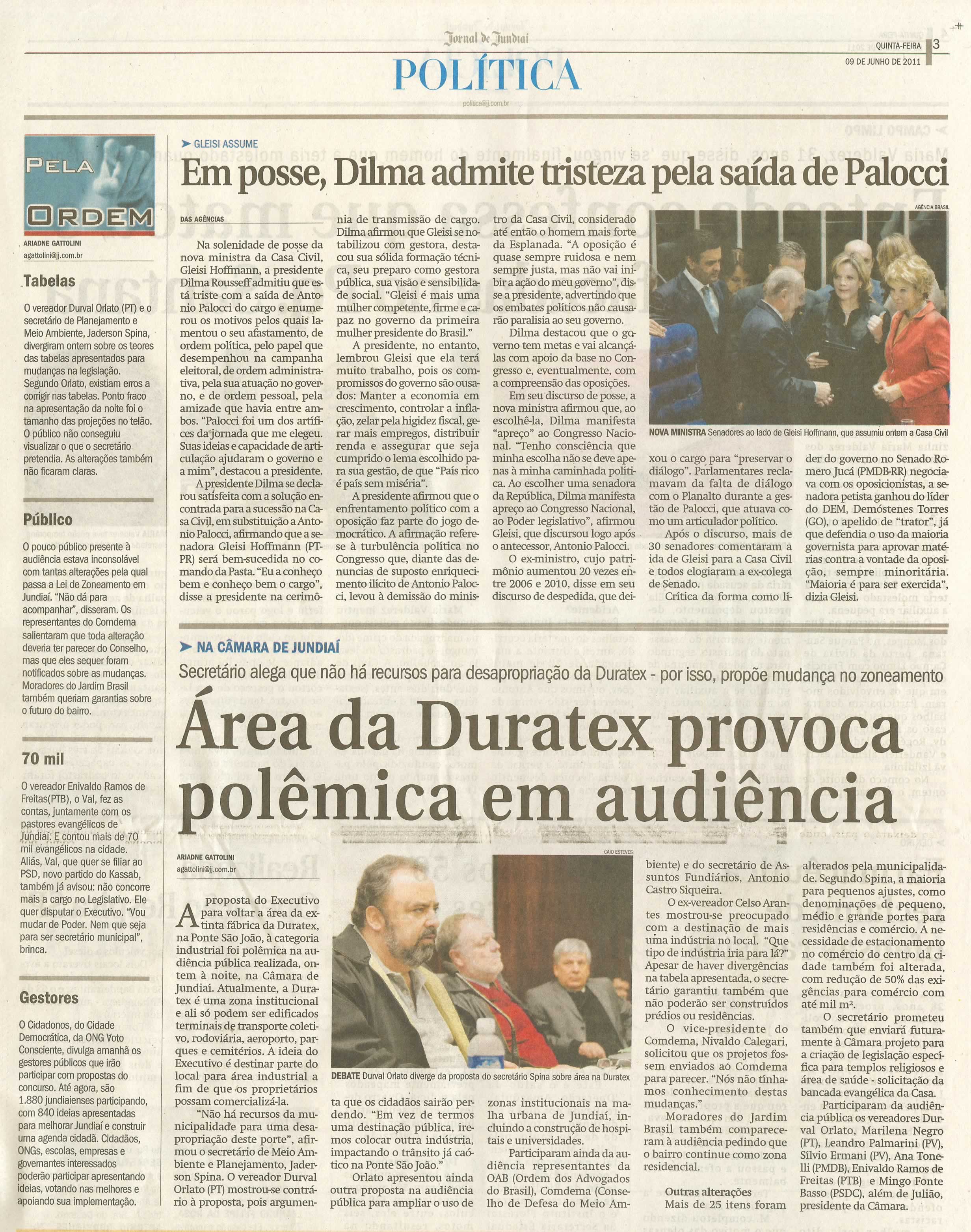 Jornal de Jundiaí - 09/06/2011