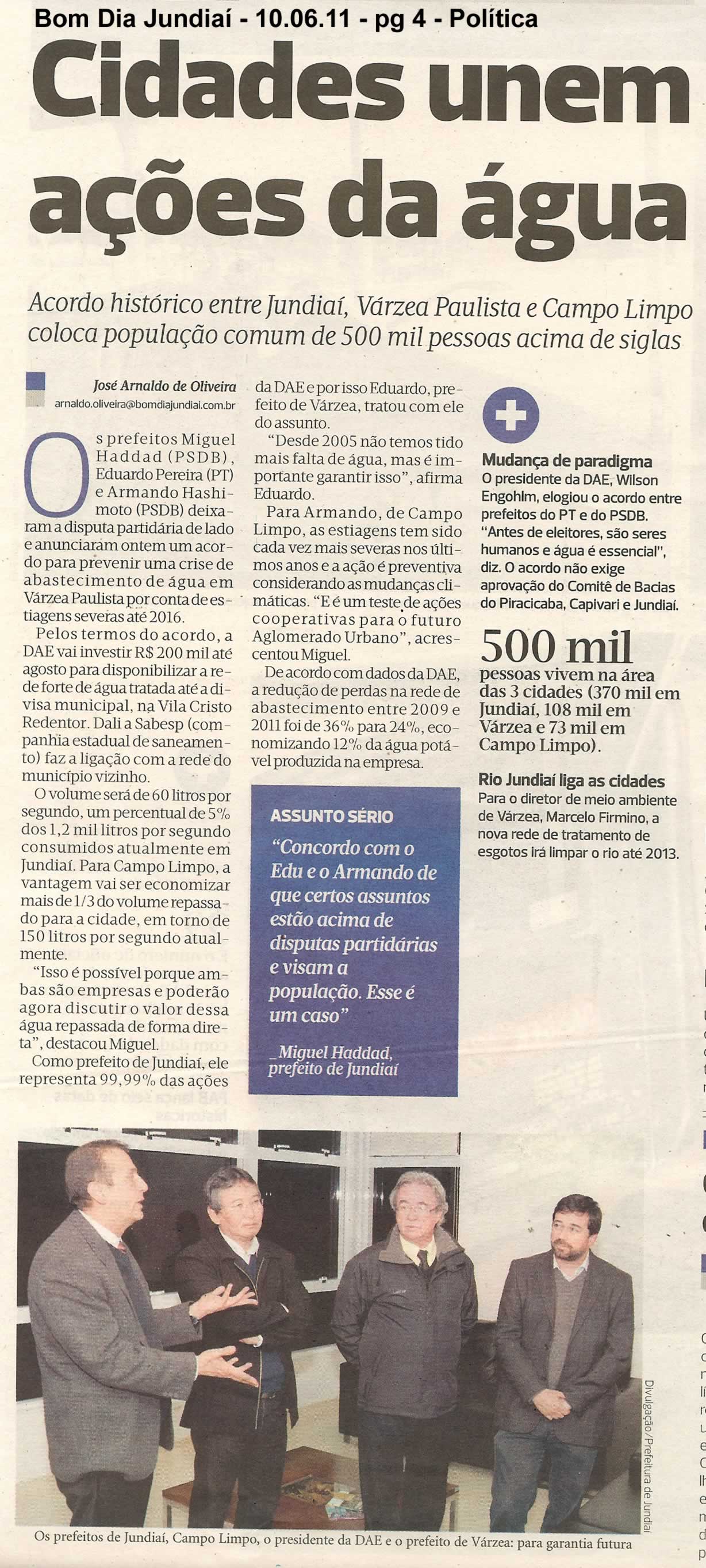 Bom Dia Jundiaí - 10/06/2011