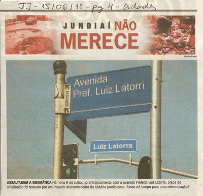 Jornal de Jundiaí - 15/06/2011