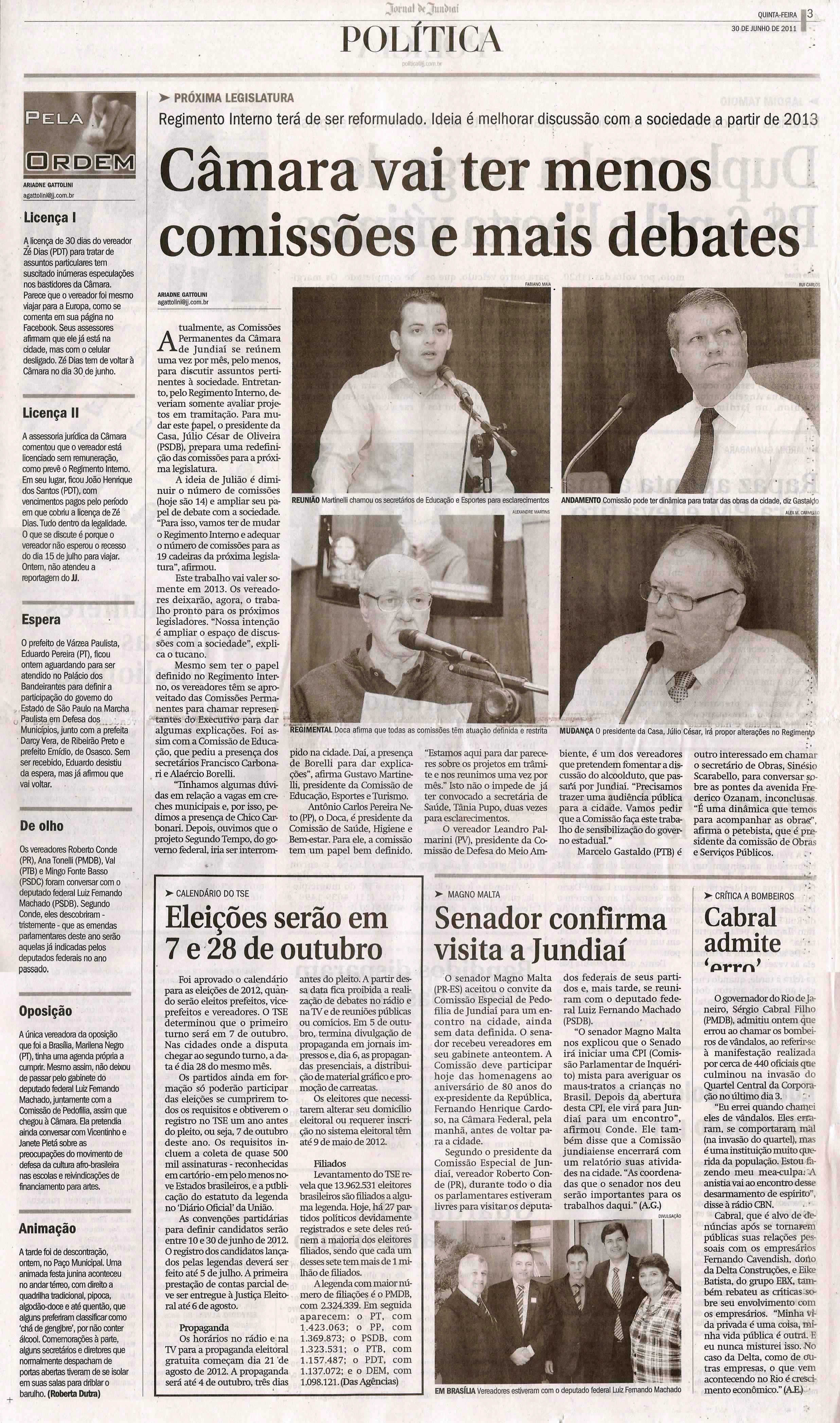 Jornal de Jundiaí - 30/06/2011