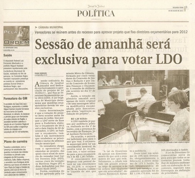 Jornal de Jundiaí - 04/07/2011