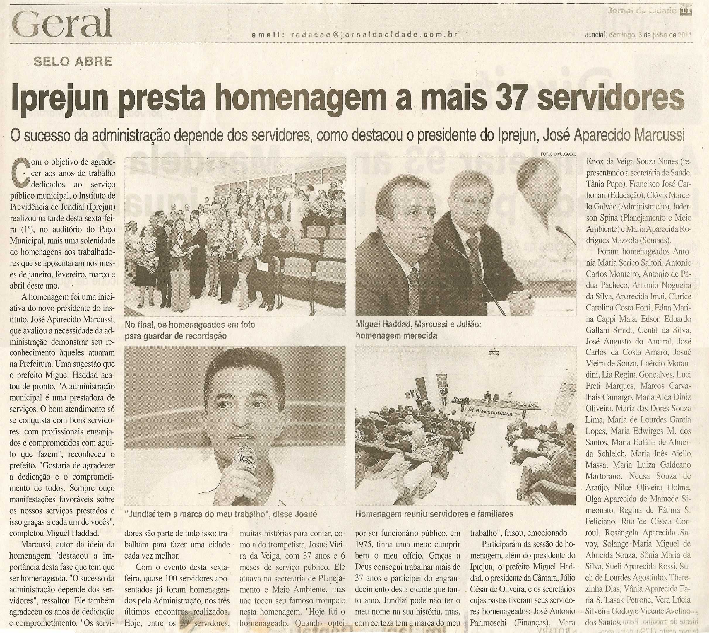 Jornal da Cidade - 03/07/2011