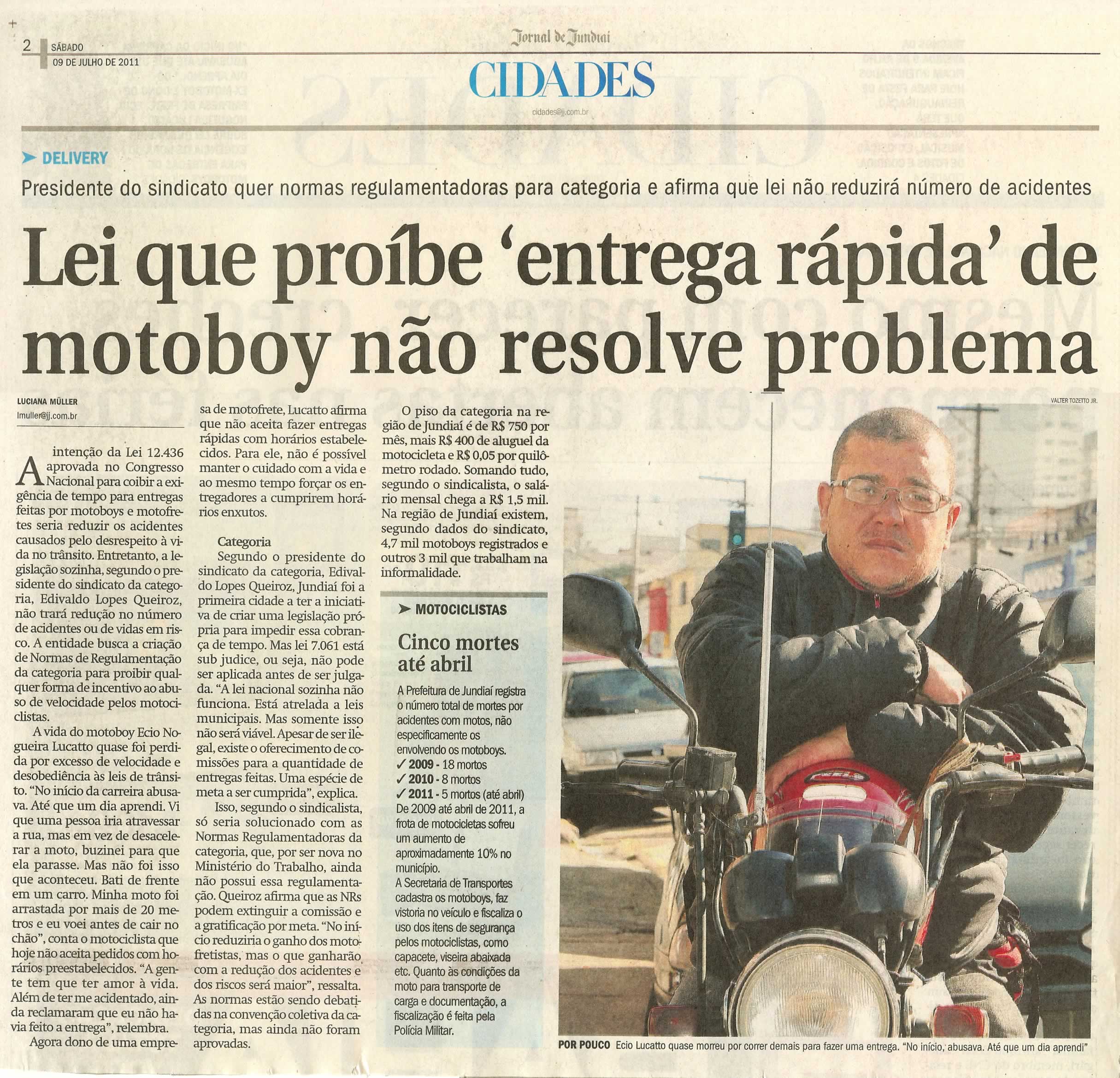 Jornal de Jundiaí - 09/07/2011