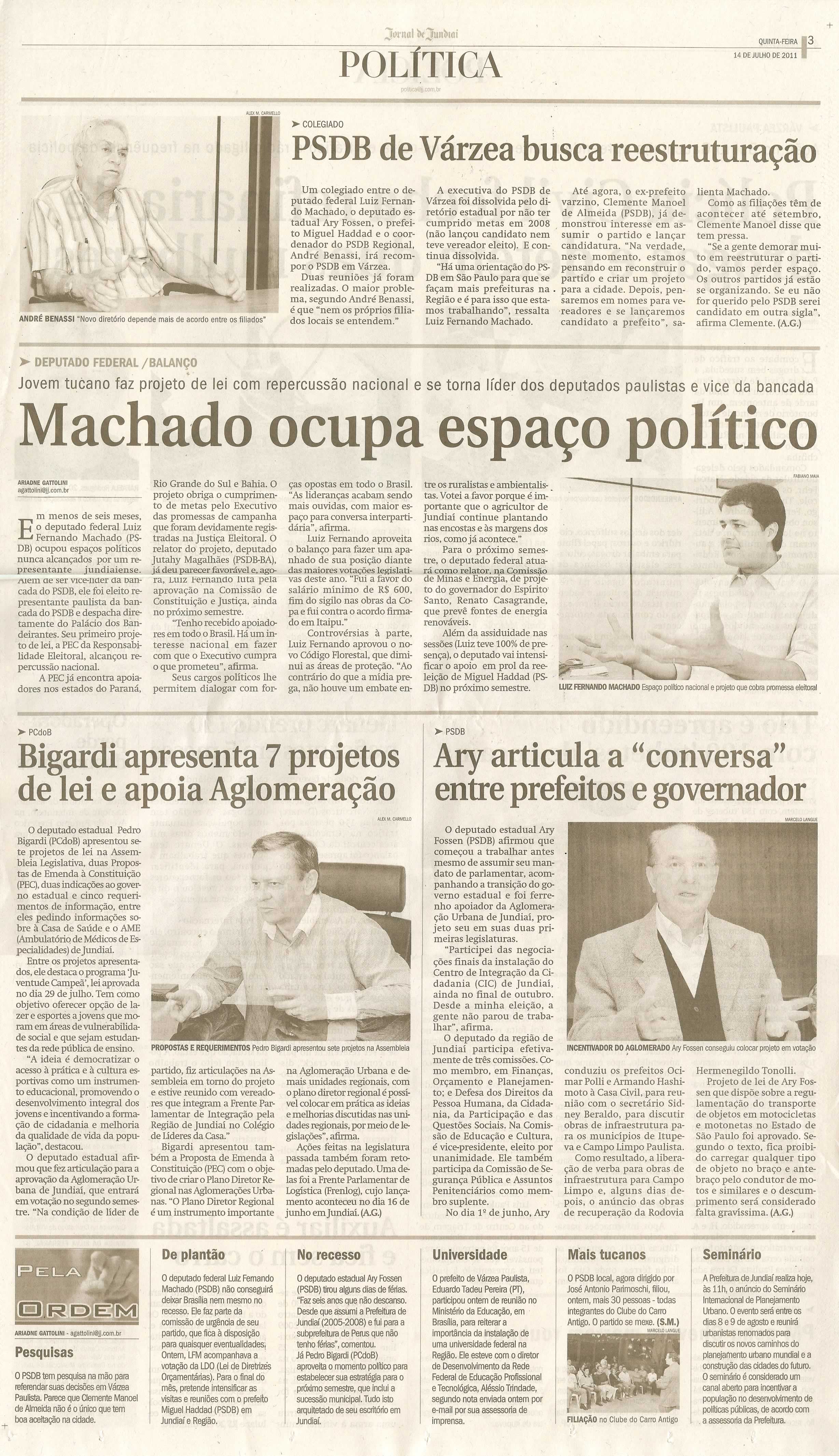 Jornal de Jundiaí - 14/07/2011