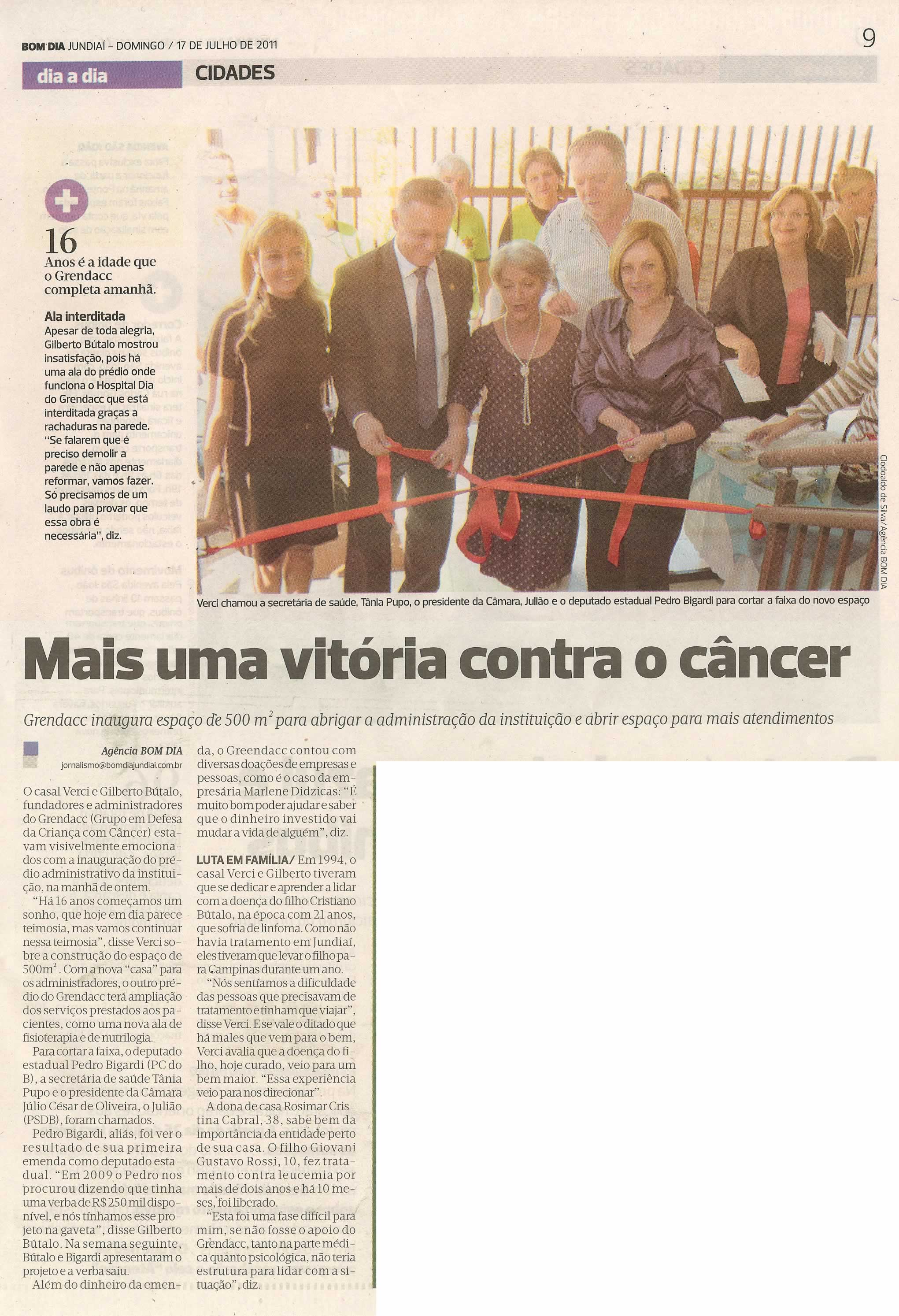 Bom Dia Jundiaí - 17/07/2011