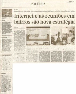 Jornal de Jundiaí - 29/07/2011