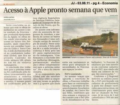 Jornal de Jundiaí - 03/08/2011