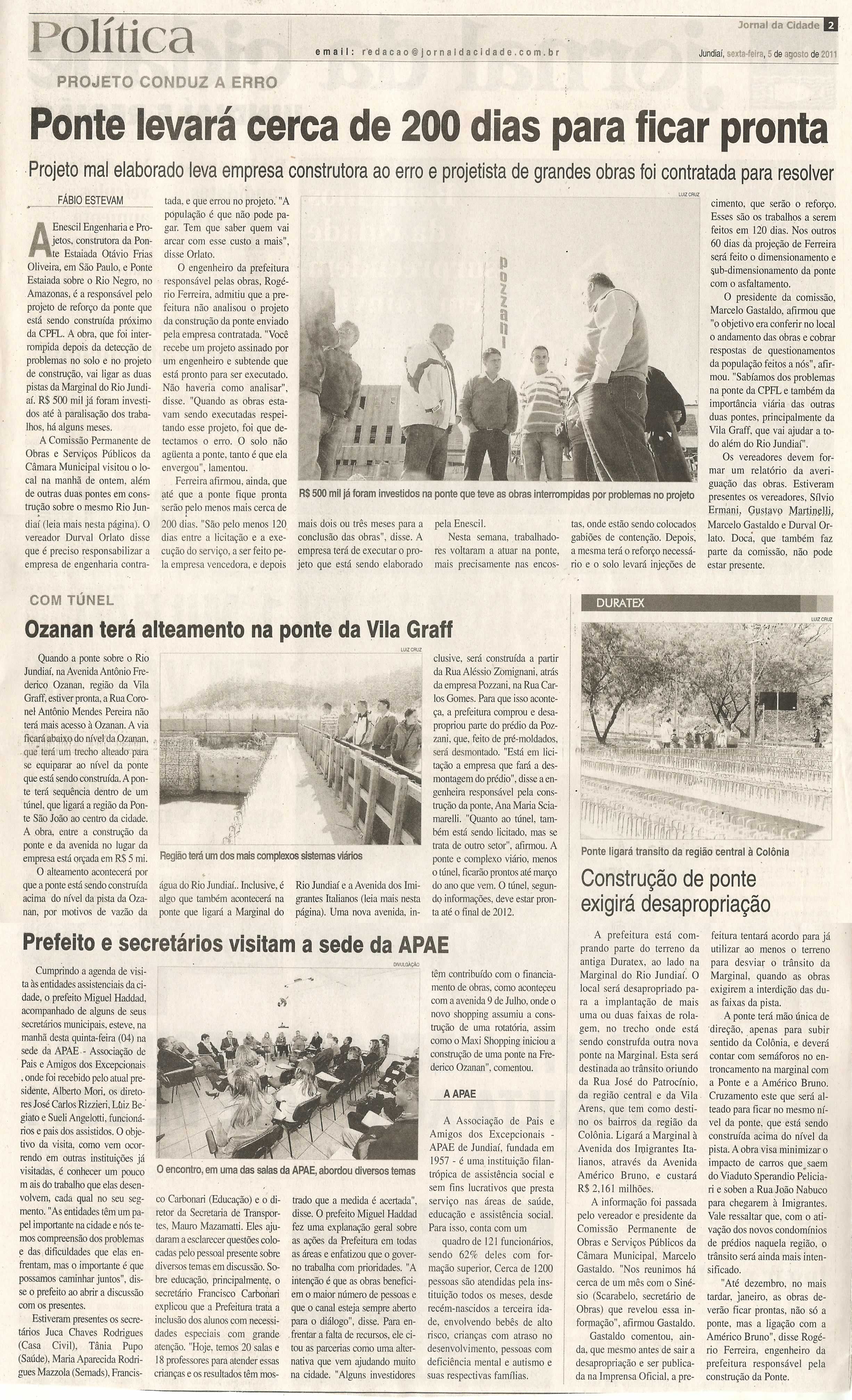 Jornal da Cidade - 05/08/2011