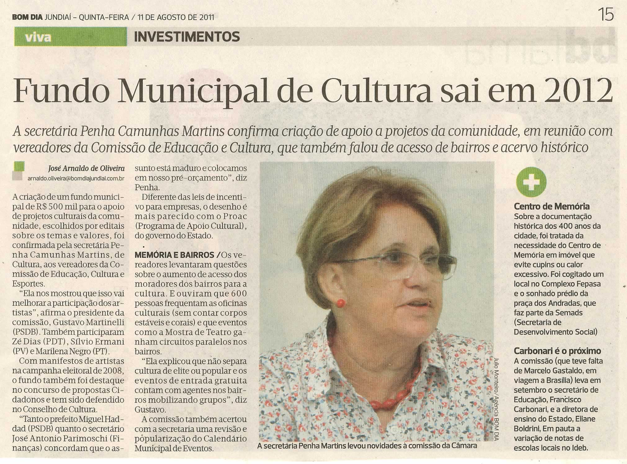 Bom Dia Jundiaí - 11/08/2011