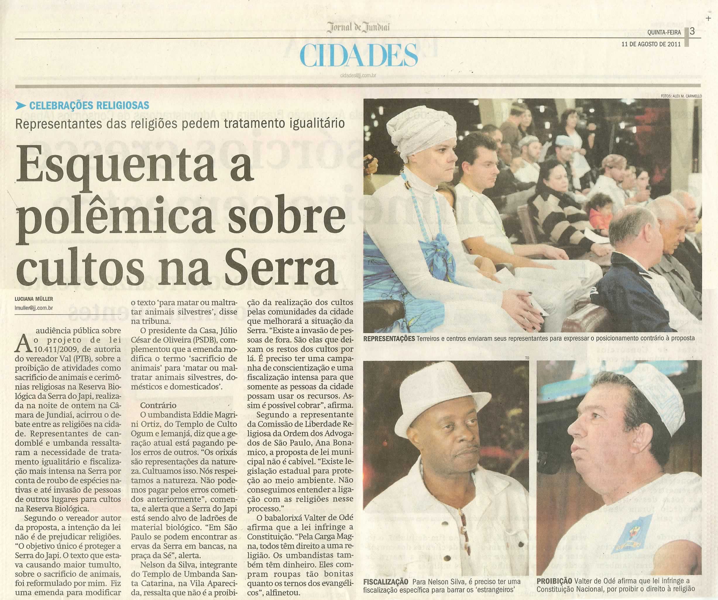 Jornal de Jundiaí - 11/08/2011
