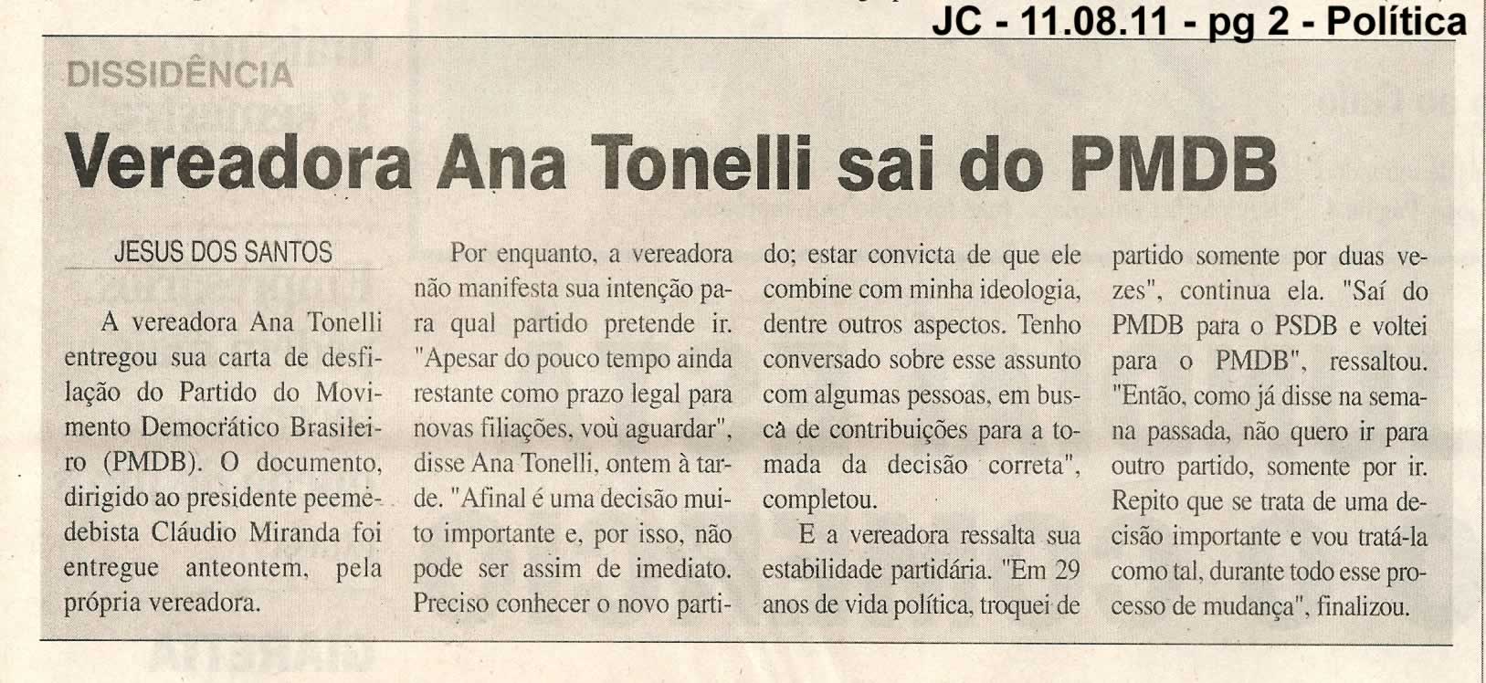 Jornal da Cidade - 11/08/2011