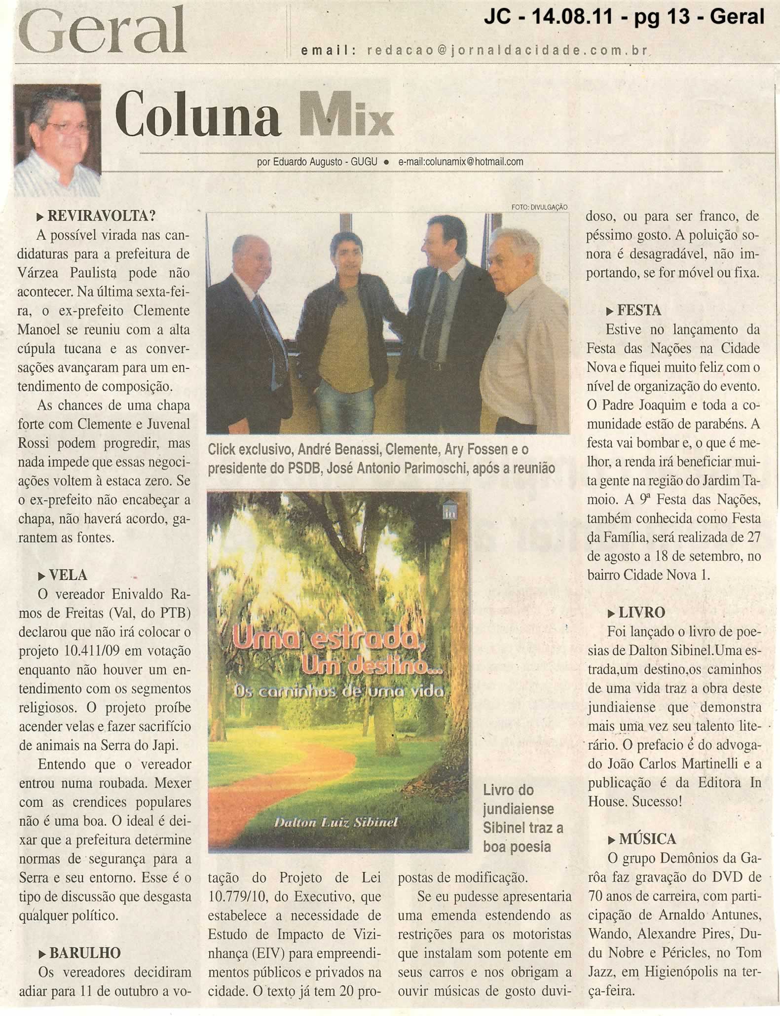 Jornal da Cidade - 14/08/2011