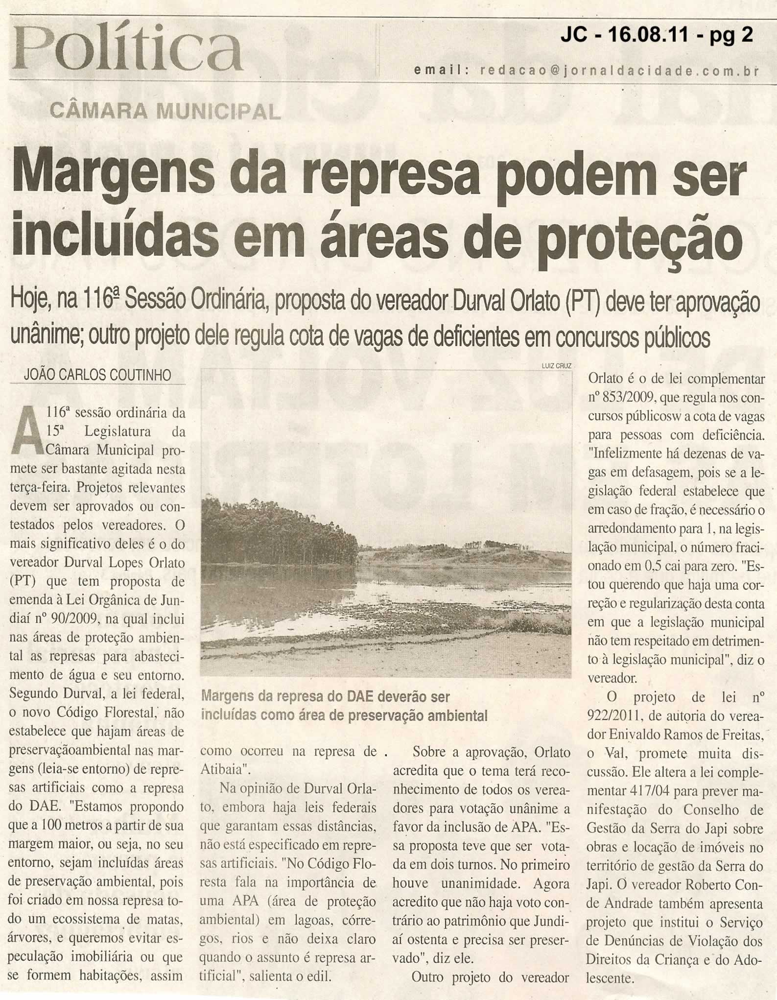 Jornal da Cidade - 16/08/2011