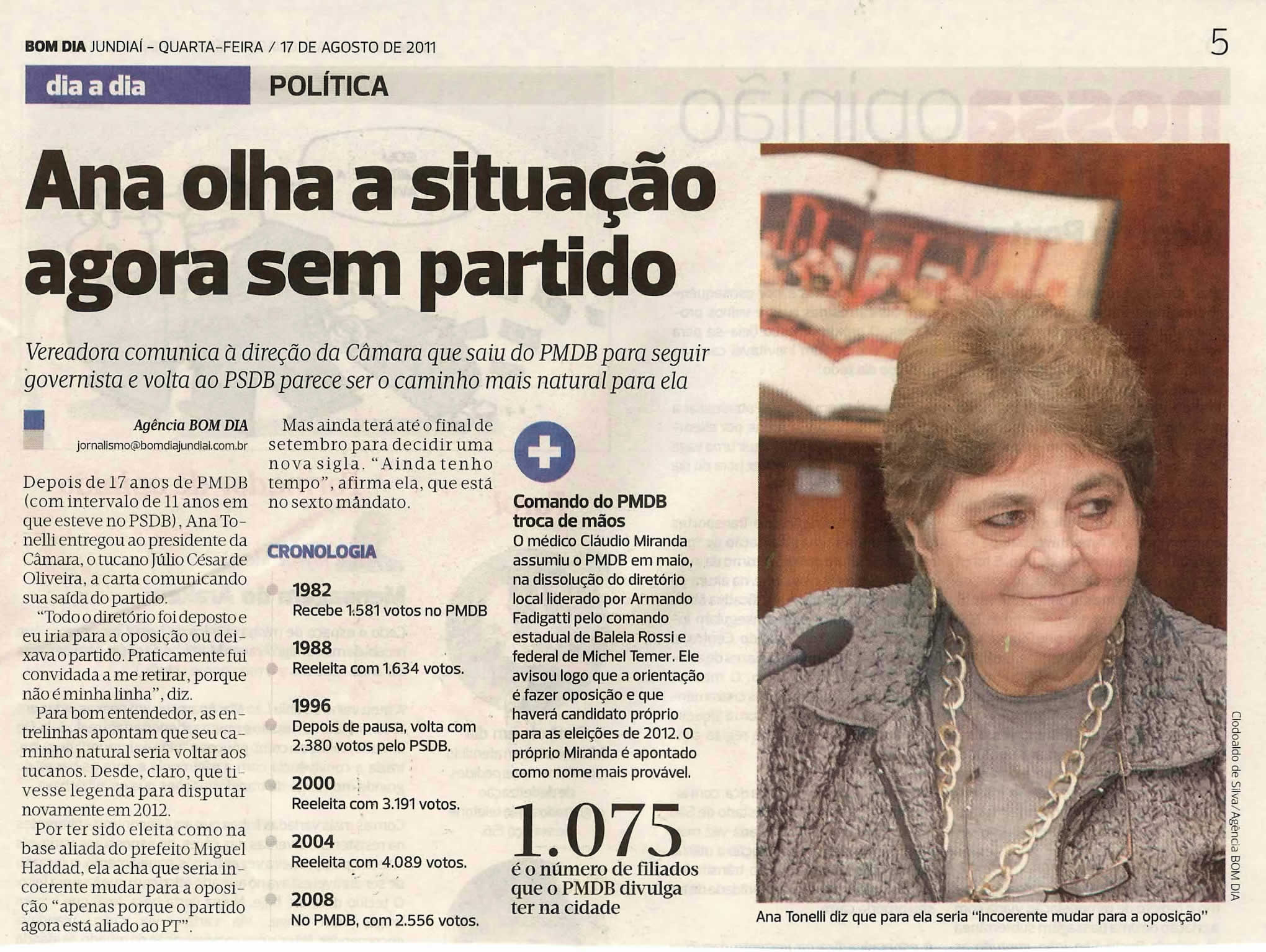 Bom Dia Jundiaí - 17/08/2011