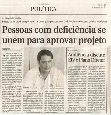 Jornal de Jundiaí - 30/08/2011