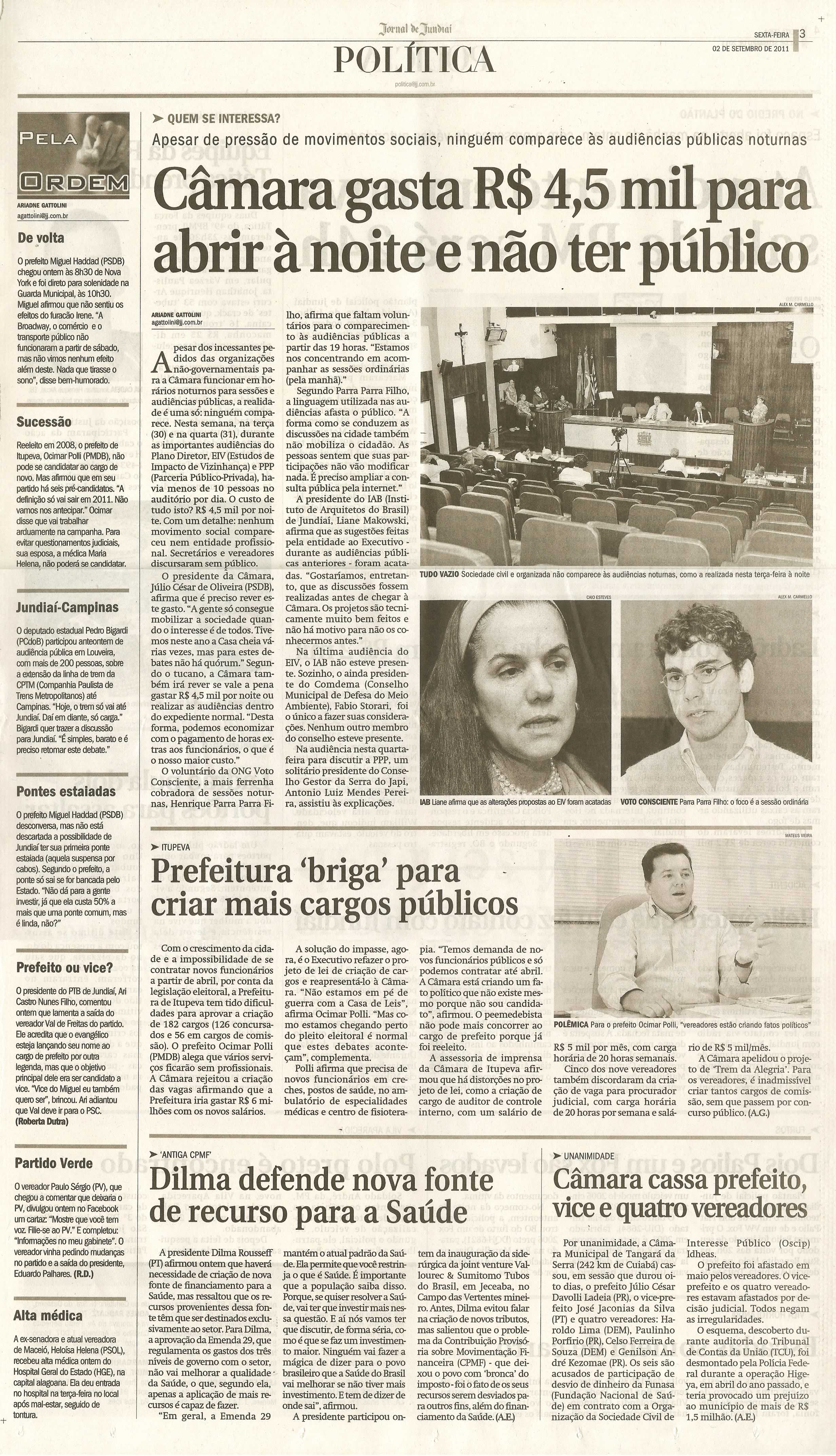 Jornal de Jundiaí - 02/09/2011