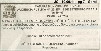 Jornal da Cidade - 10/09/2011