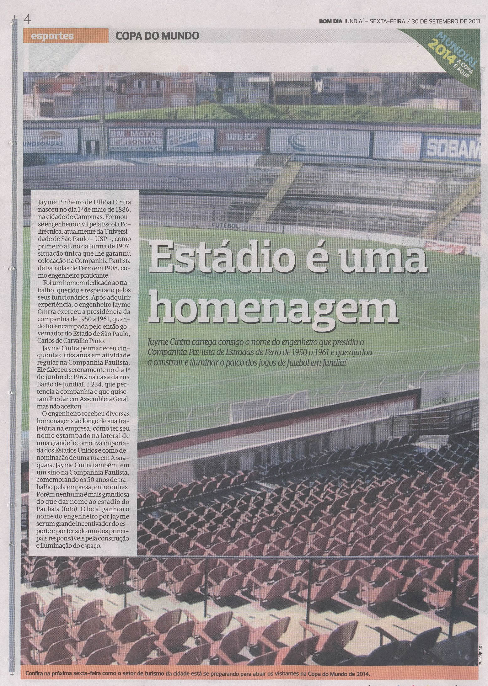 Bom Dia Jundiaí - 30/09/2011
