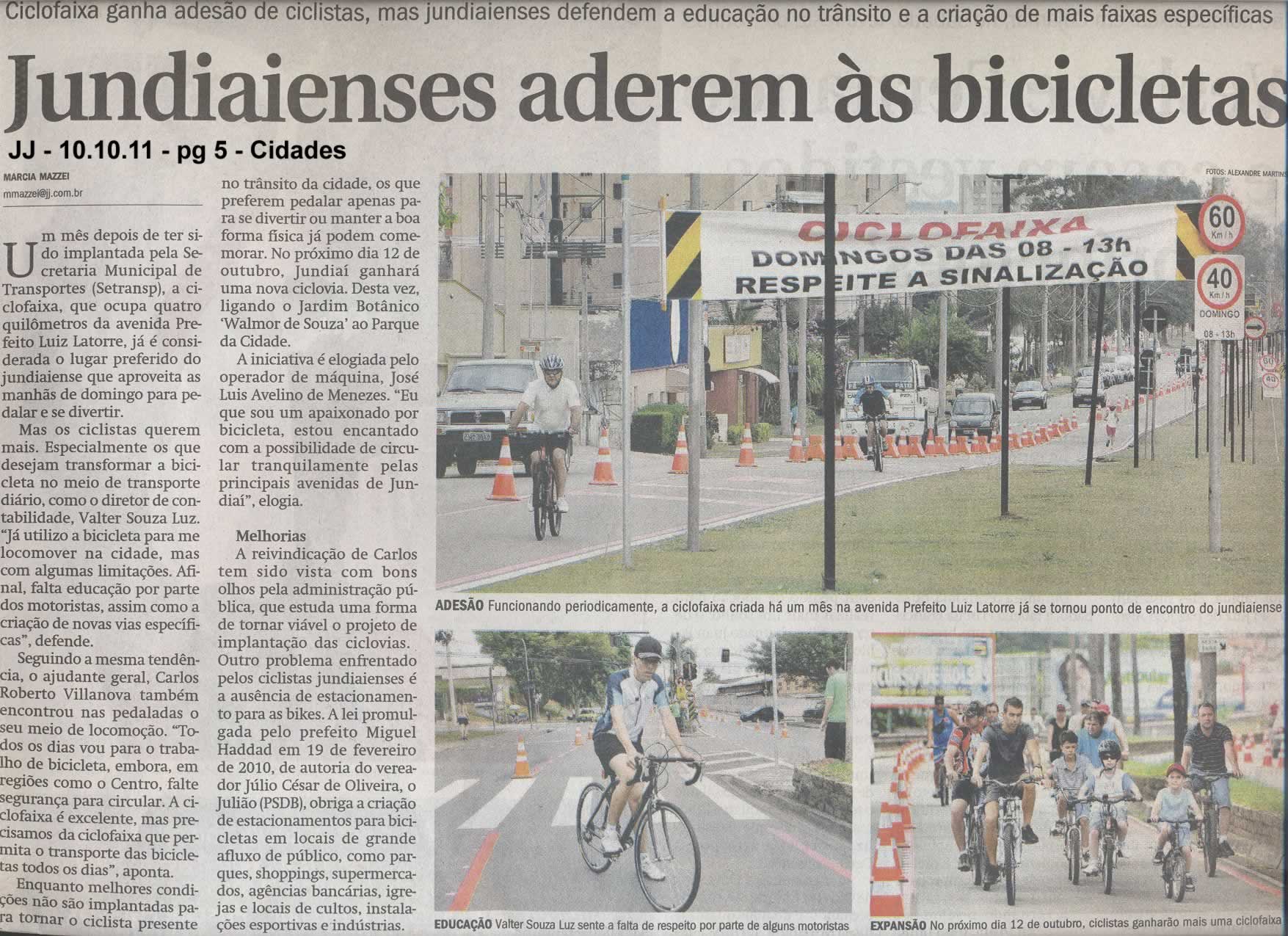 Jornal de Jundiaí - 10/10/2011