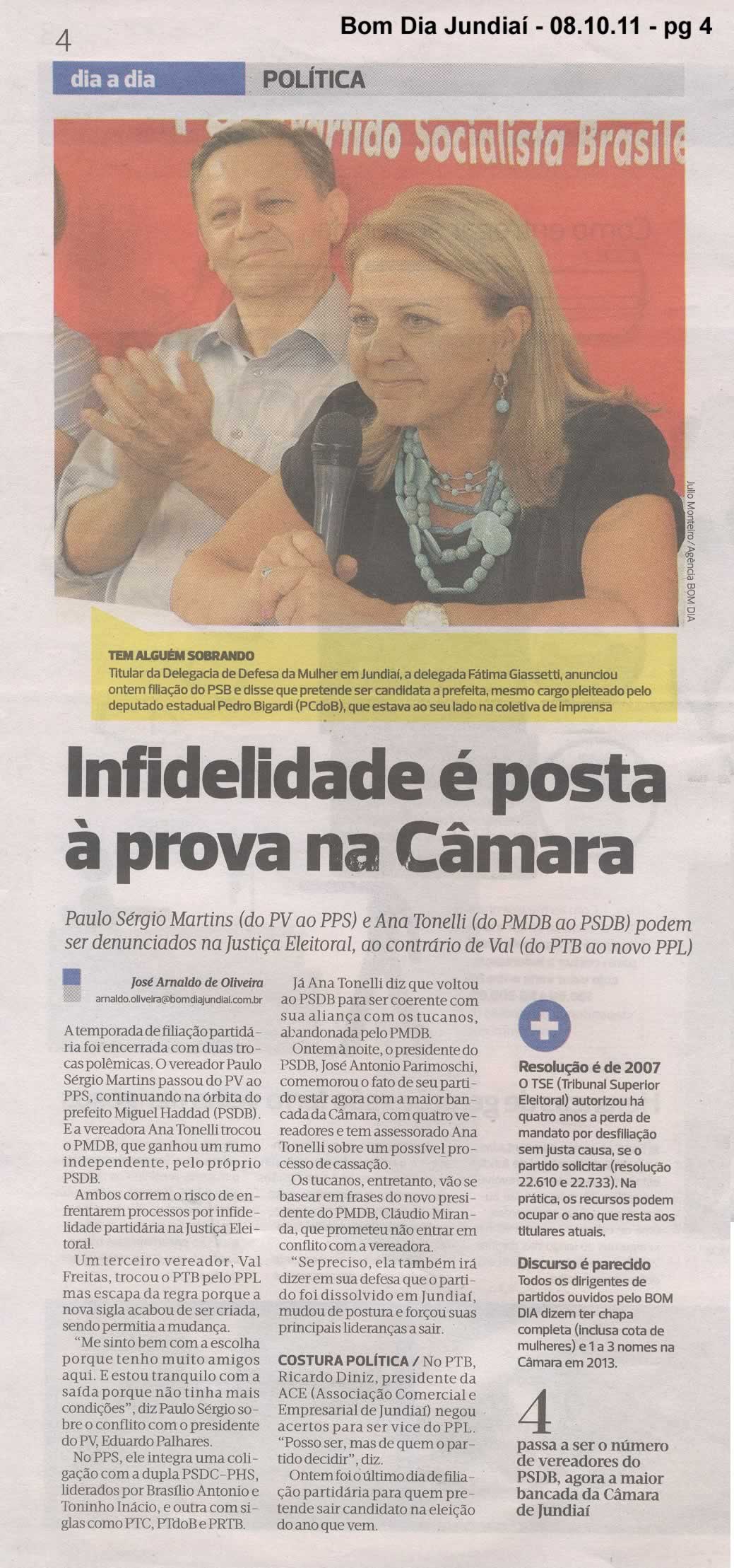 Bom Dia Jundiaí - 08/10/2011