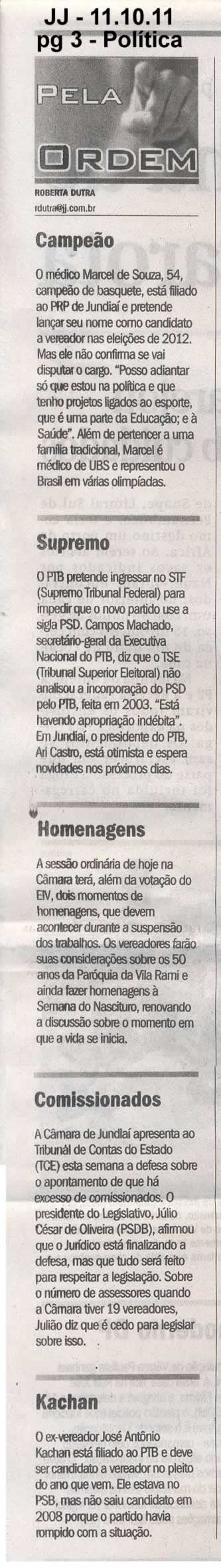 Jornal de Jundiaí - 11/10/2011
