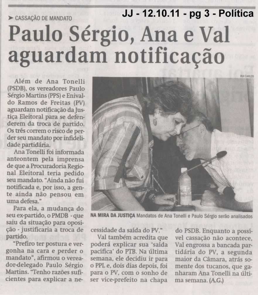 Jornal de Jundiaí - 12/10/2011