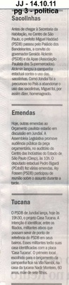 Jornal de Jundiaí - 14/10/2011