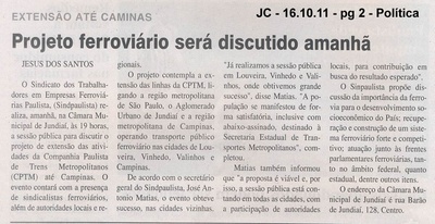 Jornal da Cidade - 16/10/2011
