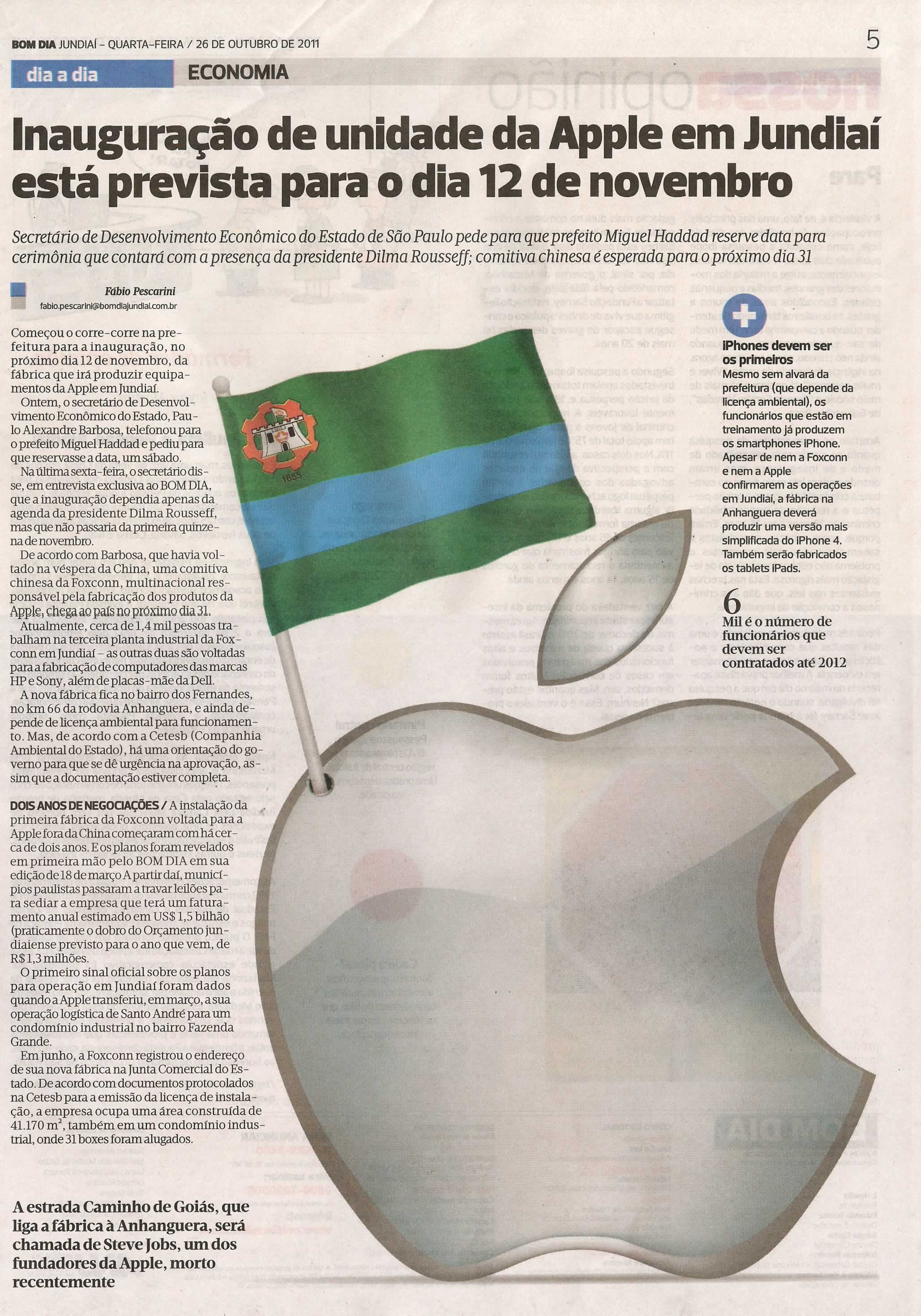 Bom Dia Jundiaí - 26/10/2011