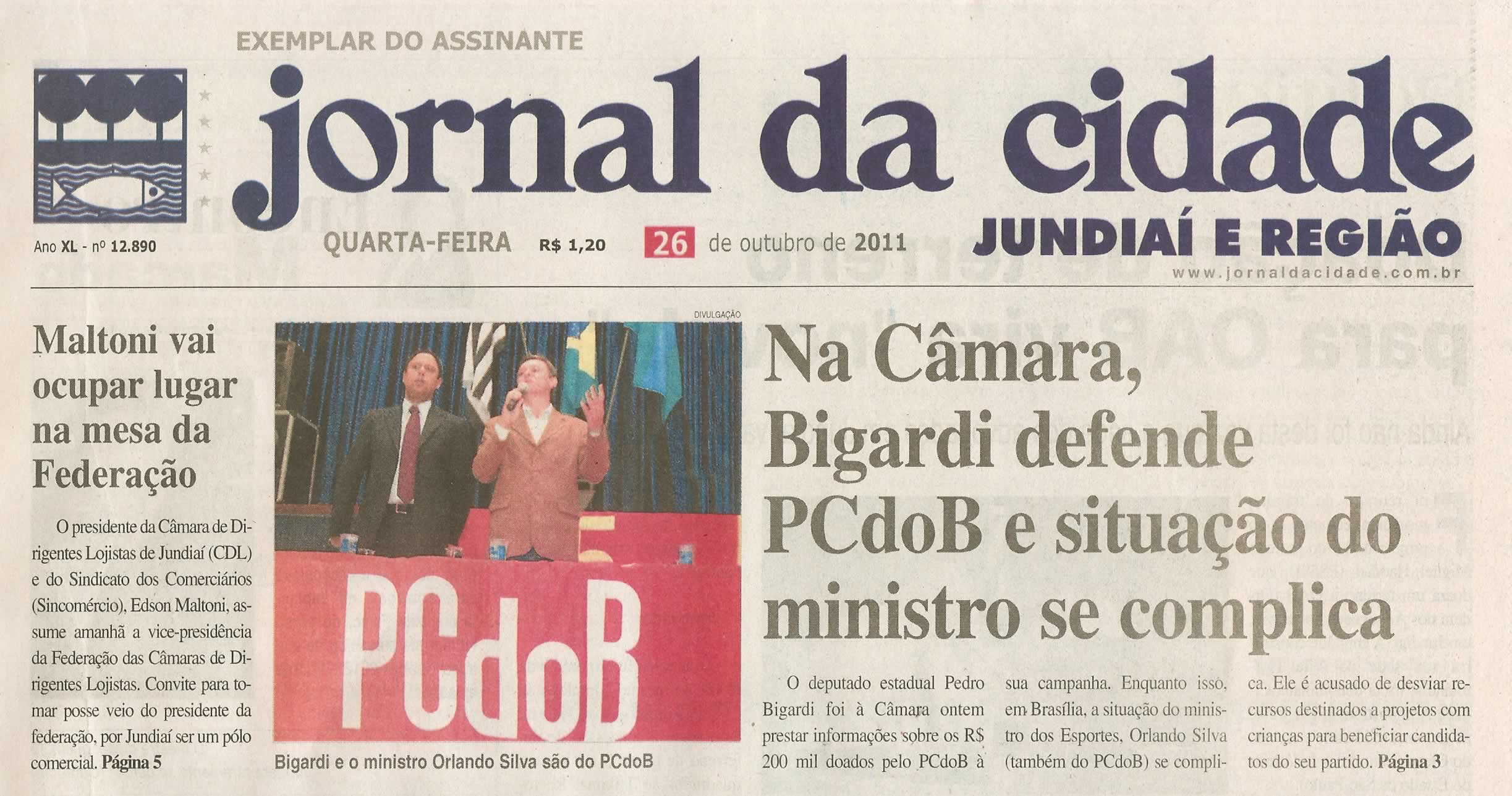 Jornal da Cidade - 26/10/2011
