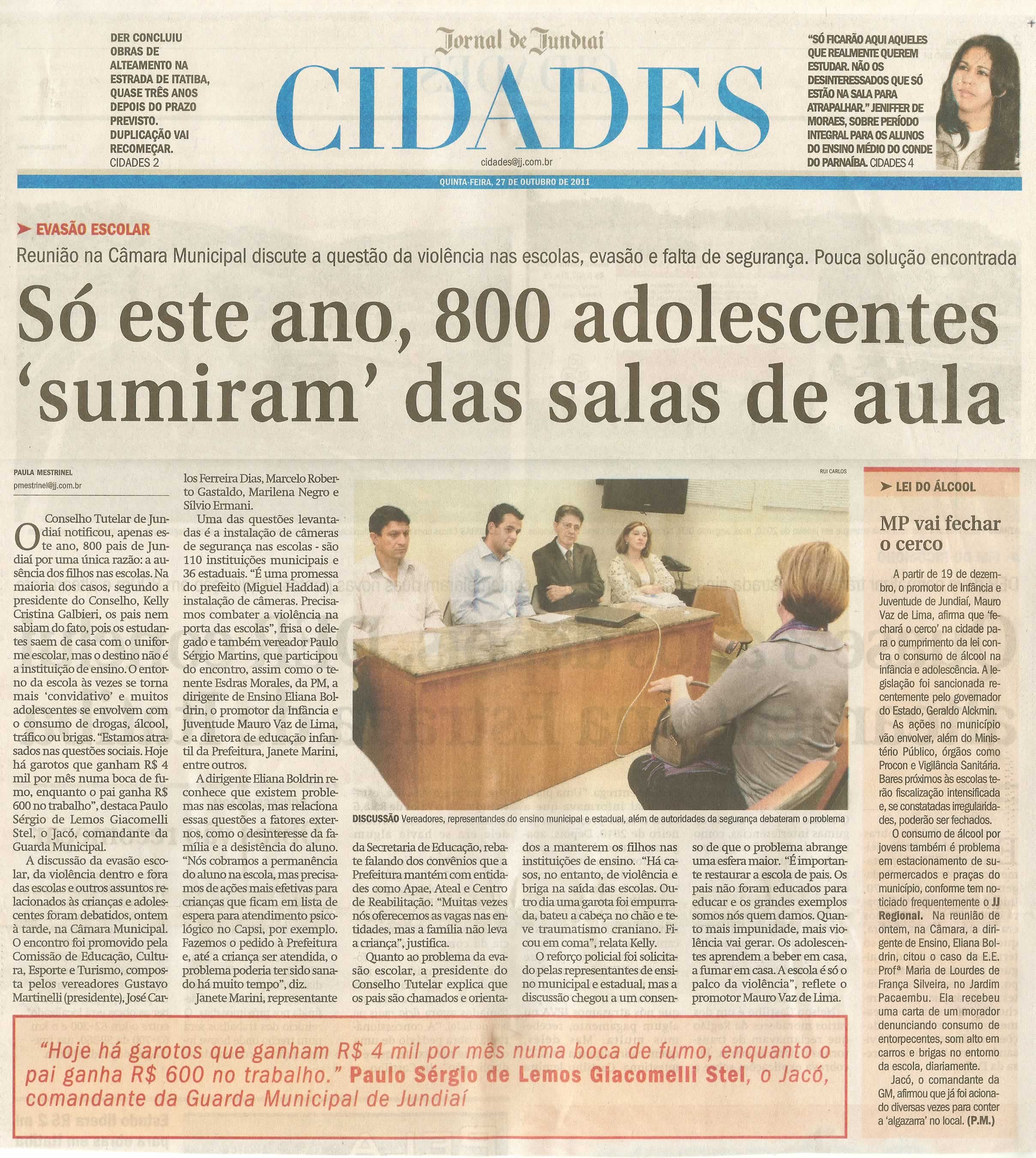 Jornal de Jundiaí - 27/10/2011