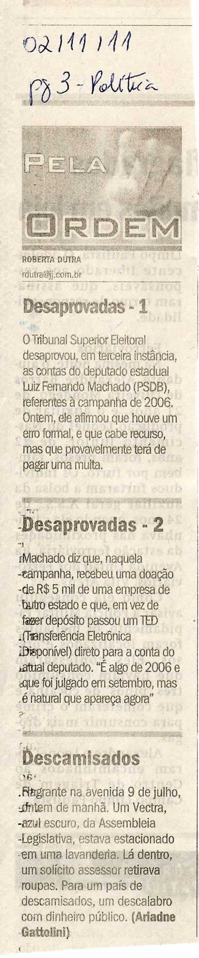 Jornal de Jundiaí - 02/11/2011