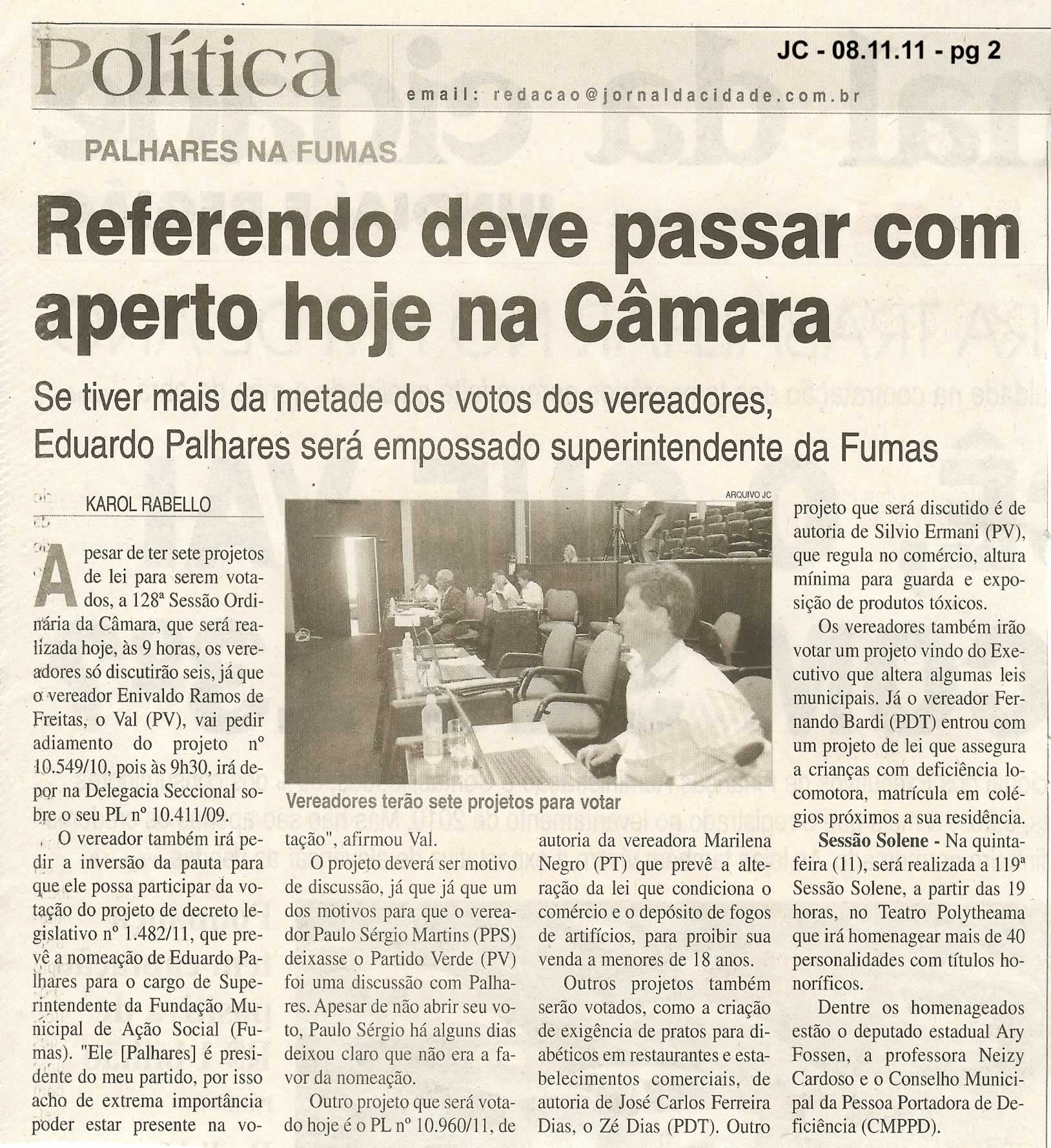 Jornal da Cidade - 08/11/2011